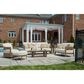 Ashley Serene Bay Patio Sofa in White, , large