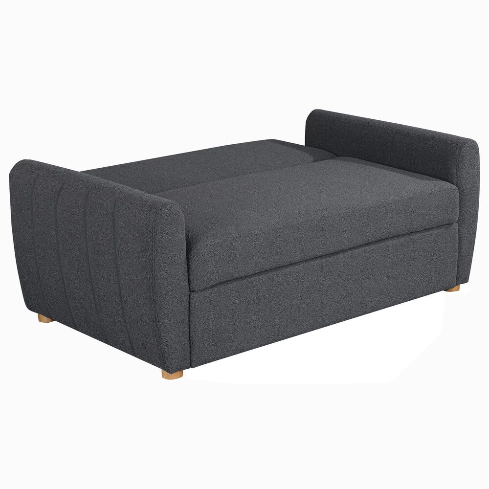 Lifestyle Solutions Galloway Convertible Sofa in Charcoal, , large