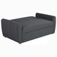 Lifestyle Solutions Galloway Convertible Sofa in Charcoal, , large