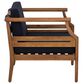 Linon Home Decor Arlen Patio Arm Chair in Navy, , large