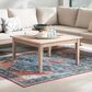 Linon Home Decor Teagon Square Coffee Table in Natural, , large