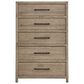 Belle Furnishings Proximity Place 5-Drawer Chest in Barley Buff, , large