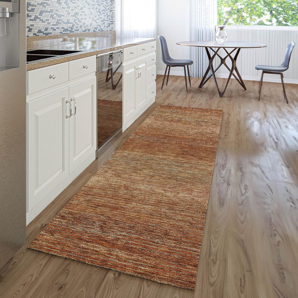 Dalyn Rug Company Trevi 2&#39;3&quot; x 7&#39;6&quot; Copper Runner, , large