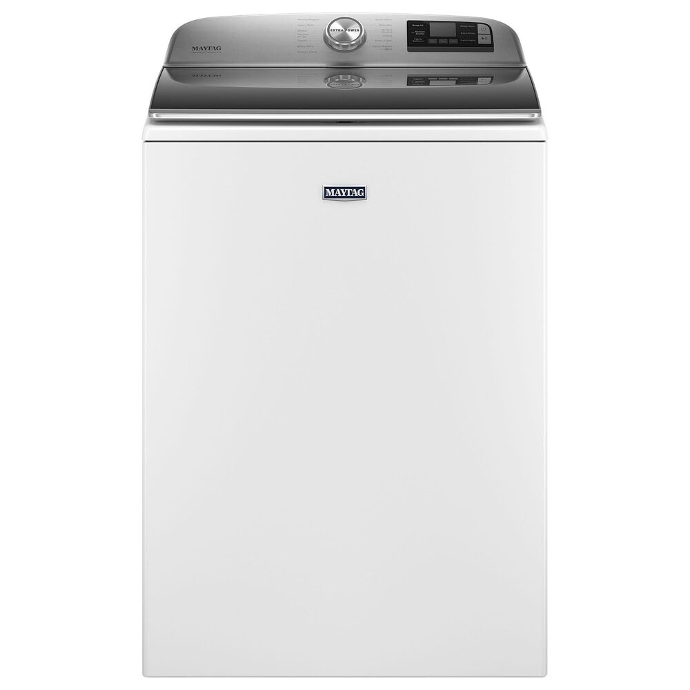 Maytag 5.2 Cu. Ft. Top Load Washer with Agitator in White NFM