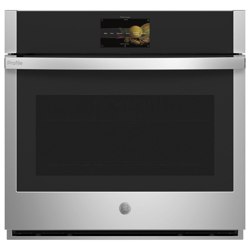 GE Profile 2-Piece Kitchen Package with Stainless Steel 30" Smart Built-In Single Wall Oven and Black 36" Energy Star Induction Cooktop, , large
