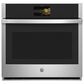 GE Profile 2-Piece Kitchen Package with Stainless Steel 30" Smart Built-In Single Wall Oven and Black 36" Energy Star Induction Cooktop, , large
