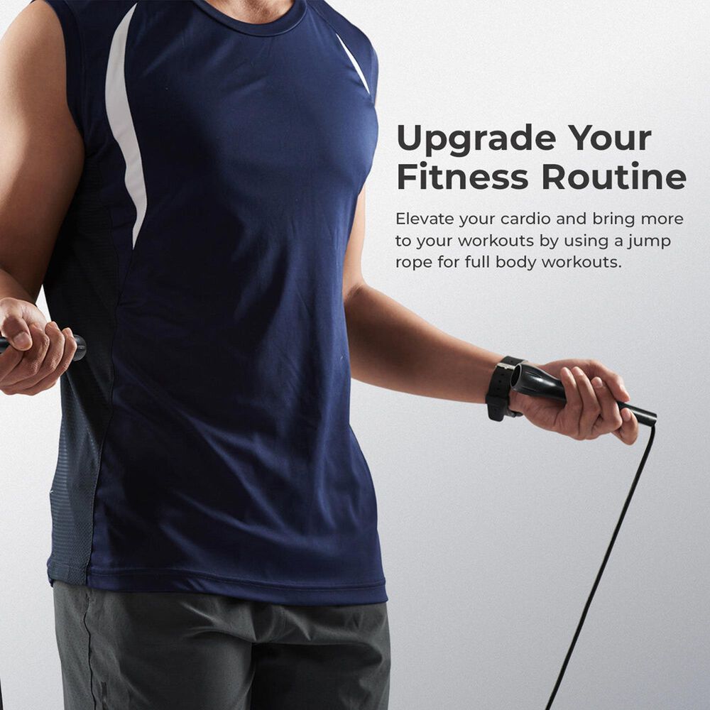 Sunny Health &amp; Fitness Fitness Jump Rope in Black, , large