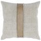 Classic Home Steam 26" Square Throw Pillow in Sandstorm Taupe and Natural, , large