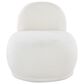 Lumisource Kimi Accent Chair in White Sherpa, , large