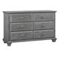 Oxford Baby Oxford Baby Kenilworth 4-in-1 Convertible Crib, Dresser & Changing Top 3-Piece Nursery Set in Graphite Gray, , large