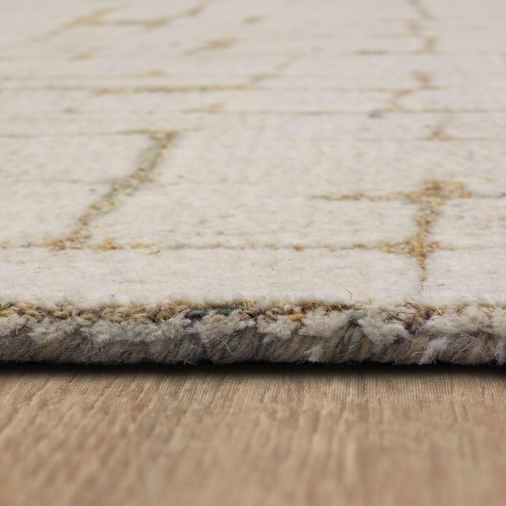 Karastan Forsyth Park Taylor Square Ivory 8&#39; x 10&#39; Area Rug, , large