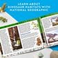 National Geographic Dinosaur Habitat Light-Up Terrarium Kit, , large