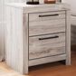 Ashley Broachmyn 2 Drawer Nightstand in Light Gray, , large