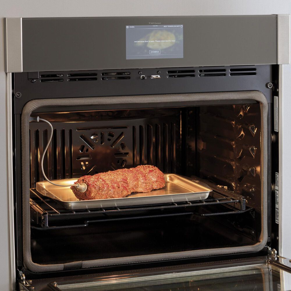 GE Profile 2-Piece Kitchen Package with Stainless Steel 30" Smart Built-In Double Wall Oven and Black 30" Energy Star Induction Cooktop, , large