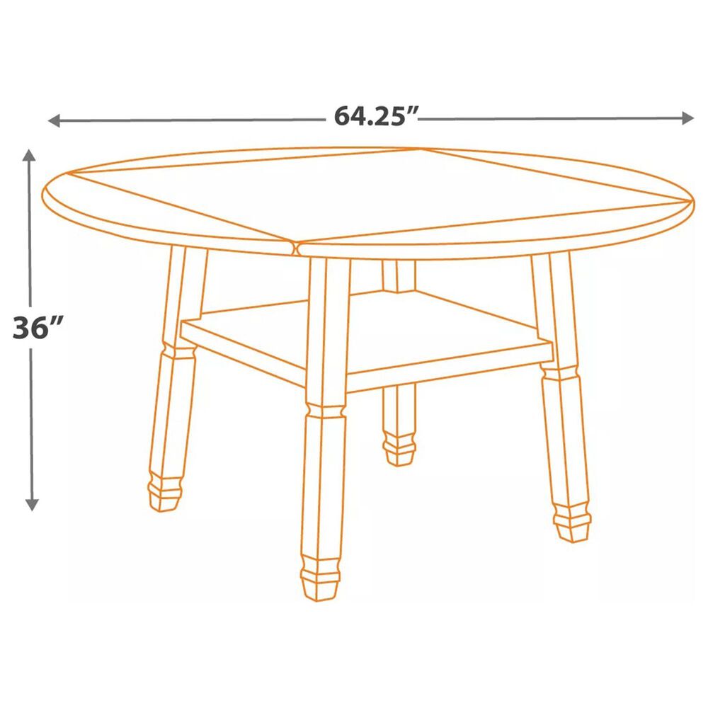 Signature Design by Ashley Bolanburg Round Drop Leaf Counter Table in Two-tone, , large