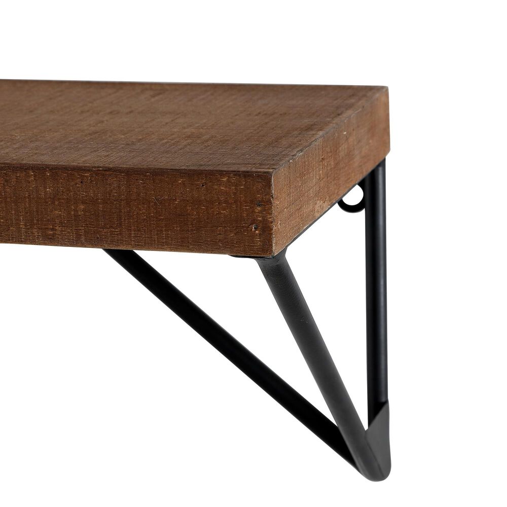 Safavieh Jilliyn Wall Shelf in Brown and Black, , large