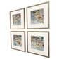 Paragon 17" Square Beyond the Breeze Wall Decor in Blue (Set of 4), , large