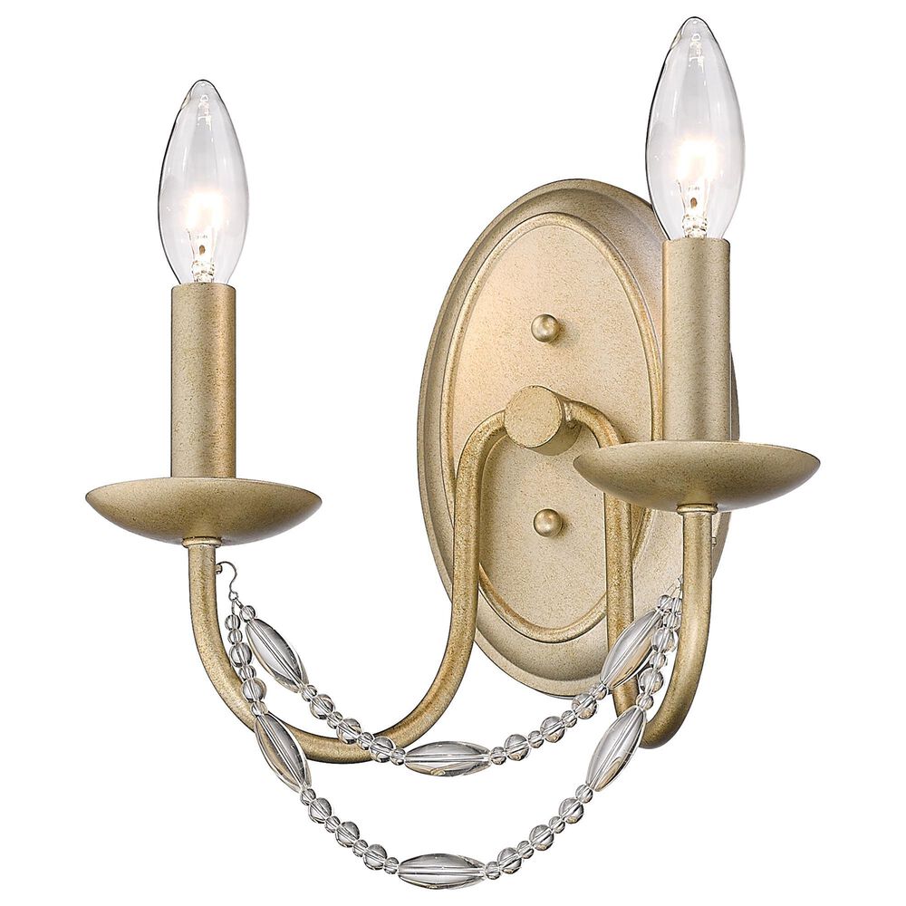 Golden Lighting Mirabella 2-Light Wall Sconce in Golden Aura, , large
