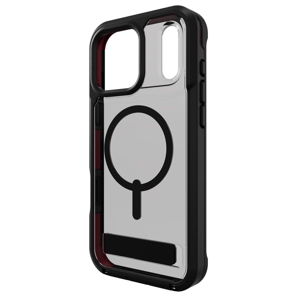 Zagg Rainier Snap MagSafe Case with Kickstand for Apple iPhone 17 Pro Max in Smoke Black, , large