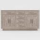 Lexora Home Abbey 60" Double Bathroom Vanity in Grey Oak with 2 cm White Carrara Marble Top and Rectangular Sinks, , large