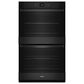 Whirlpool 30" Smart Built-In Electric Convection Double Wall Oven with Air Fry in Black, , large