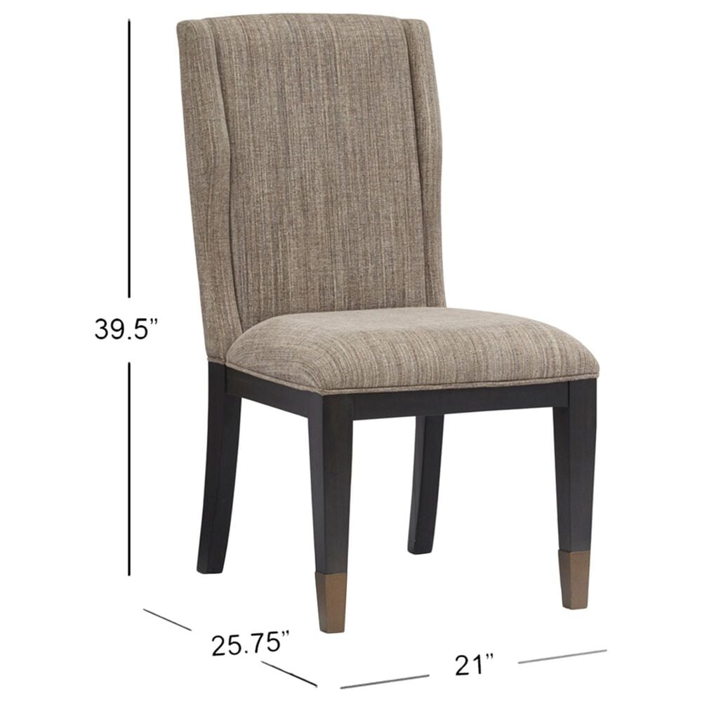 Nicolette Home Ryker 7-Piece Dining Set in Nocturn Black and Coventry Grey, , large