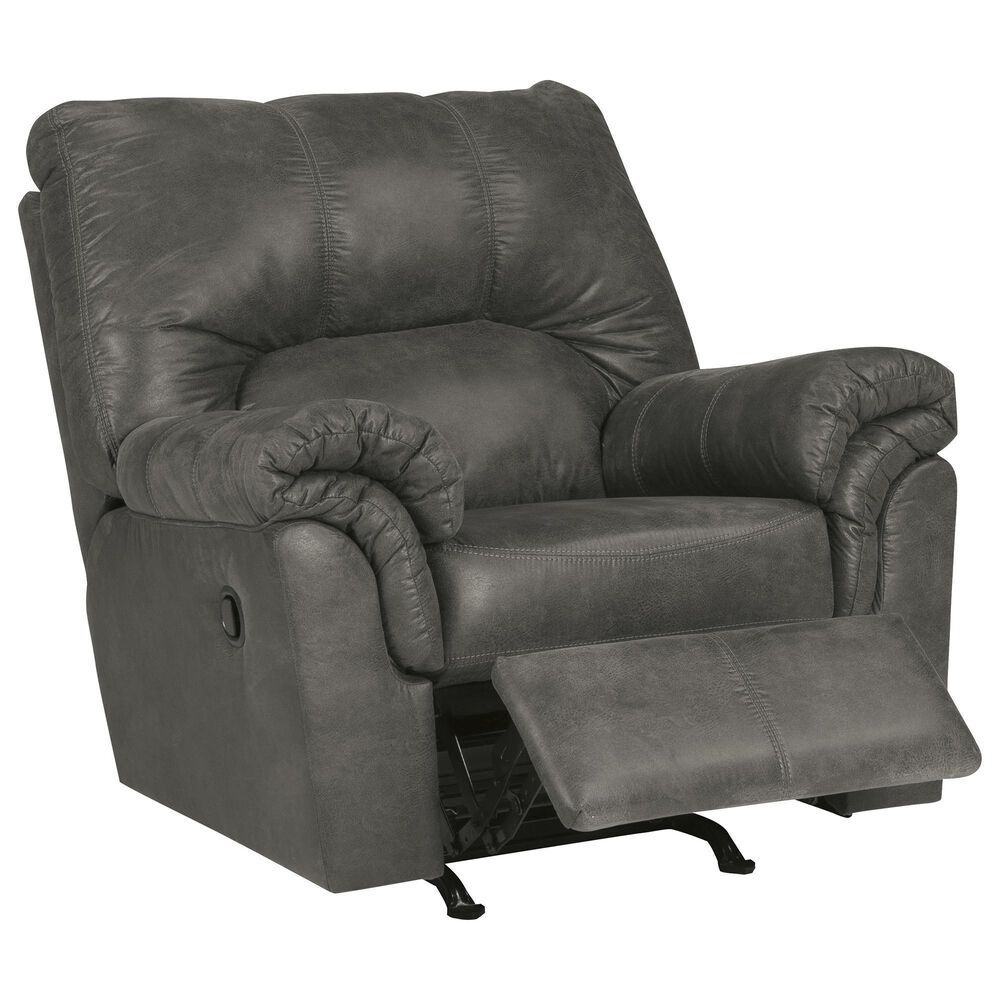 Ashley Bladen Rocker Recliner in Slate, , large