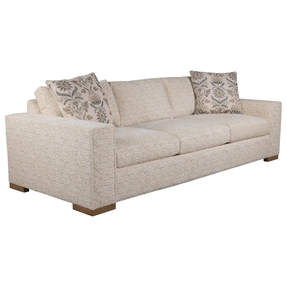 Massoud Furniture Stationary Sofa in Lana Vanilla, , large