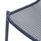 Hearth and Haven Kincaid Outdoor Stackable Mesh Chair in Navy (Set of 2), , large