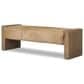 Four Hands Knox Accent Bench in Light Hair, , large
