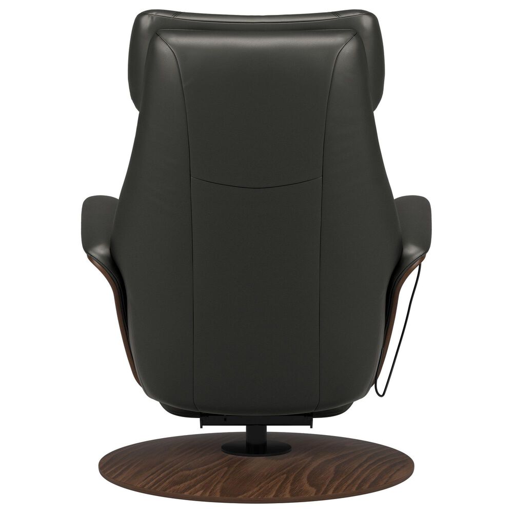 Stressless Adam Power Recliner in Paloma Black, , large