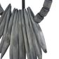Maple and Jade 20" Bohemian Abstract Sculpture in Black and Light Grey, , large