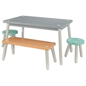 Linden Boulevard Parfait Table in Grey and White, , large
