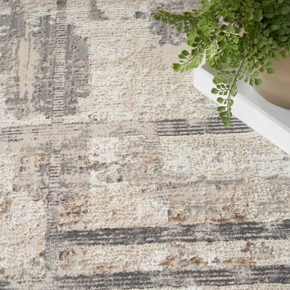 Nourison Sustainable Trends SUT02 9&#39; x 12&#39; Ivory and Multicolor Area Rug, , large