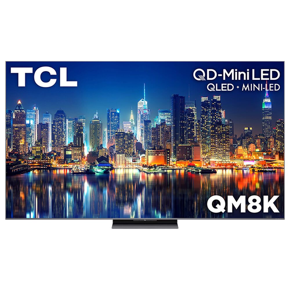 TCL 75&quot; Class QM8K Series 4K UHD HDR QD-Mini LED - Smart Google TV with Q Class 5.1.2 Channel Soundbar System in Black, , large