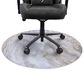 Arozzi Zona Microfiber Noise Dampening and Scratch Protection Anti-Slip Chair Mat in White Marble, , large