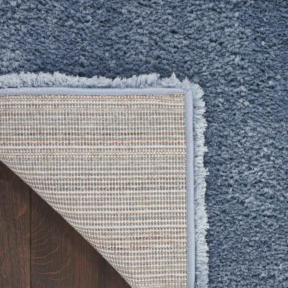 Nourison Dreamy Shag Solid 4&#39; x 6&#39; Light Blue Area Rug, , large
