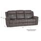 Linon Home Decor Galloway Manual Sofa in Stone Gray, , large