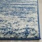 Safavieh Evoke EVK272A-3 3" x 5" Navy/Ivory Area Rug, , large