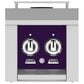 Hestan 12" Built-In Natural Gas Double Side Burner for Cart in Lush, , large