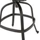 Hearth and Haven Outdoor Aluminum Swivel Barstool with Scrolled Arms in Bronze, , large