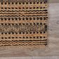 L&R Resources Natural Fiber Striped 9" x 12" Jet Black Area Rug, , large