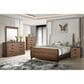New Heritage Design Coventry Hall 6-Drawer Dresser and Mirror in Pecan, , large