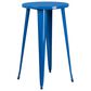 Flash Furniture 24" Round Bar Table in Blue, , large