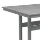Ashley Sanctuary Beach Outdoor Counter Height Table with Umbrella Option in Dark Gray - Table Only, , large