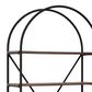 Ashley Galtbury Arched Bookcase in Brown and Black, , large