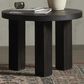 Four Hands Mesa End Table in Ebony Parawood, , large
