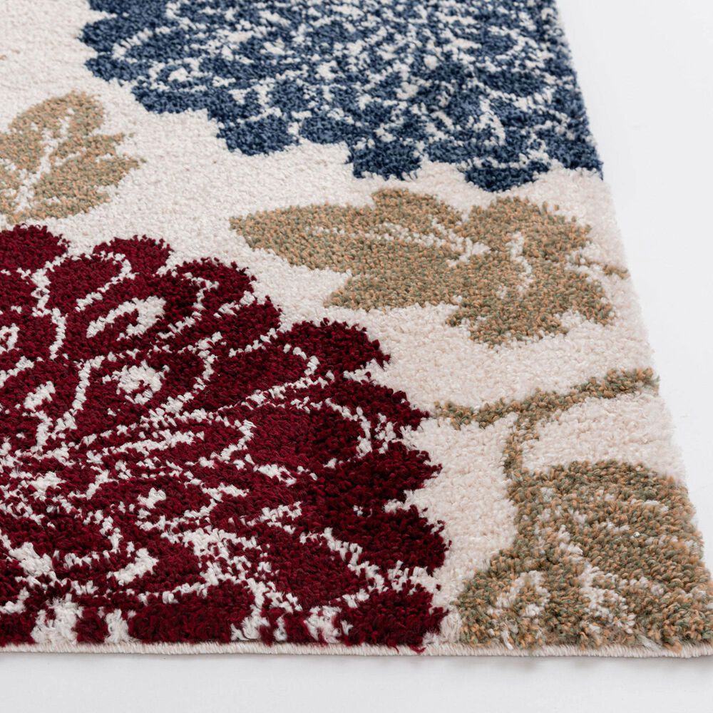 Central Oriental Tulsa Daegan 5&#39; x 7&#39;3&quot; Cream and Multicolor Area Rug, , large