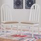Linon Home Decor Jesper Side Chair in White (Set of 2), , large