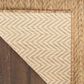 Nourison Horizon HOZ02 Natural 2"2" x 8" Indoor/Outdoor Runner, , large
